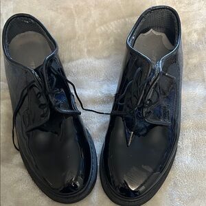 Bates Shiny Black Men's Oxfords